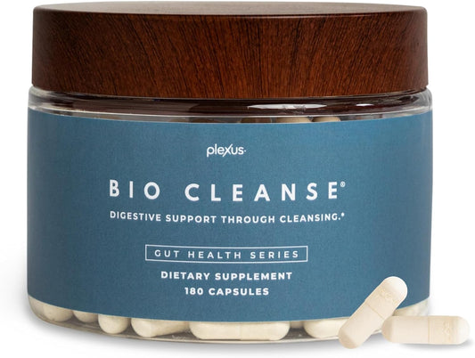 180 Count Plexus Bio Cleanse Dietary Supplement Tablets - Gut Health Support & Detox Formula