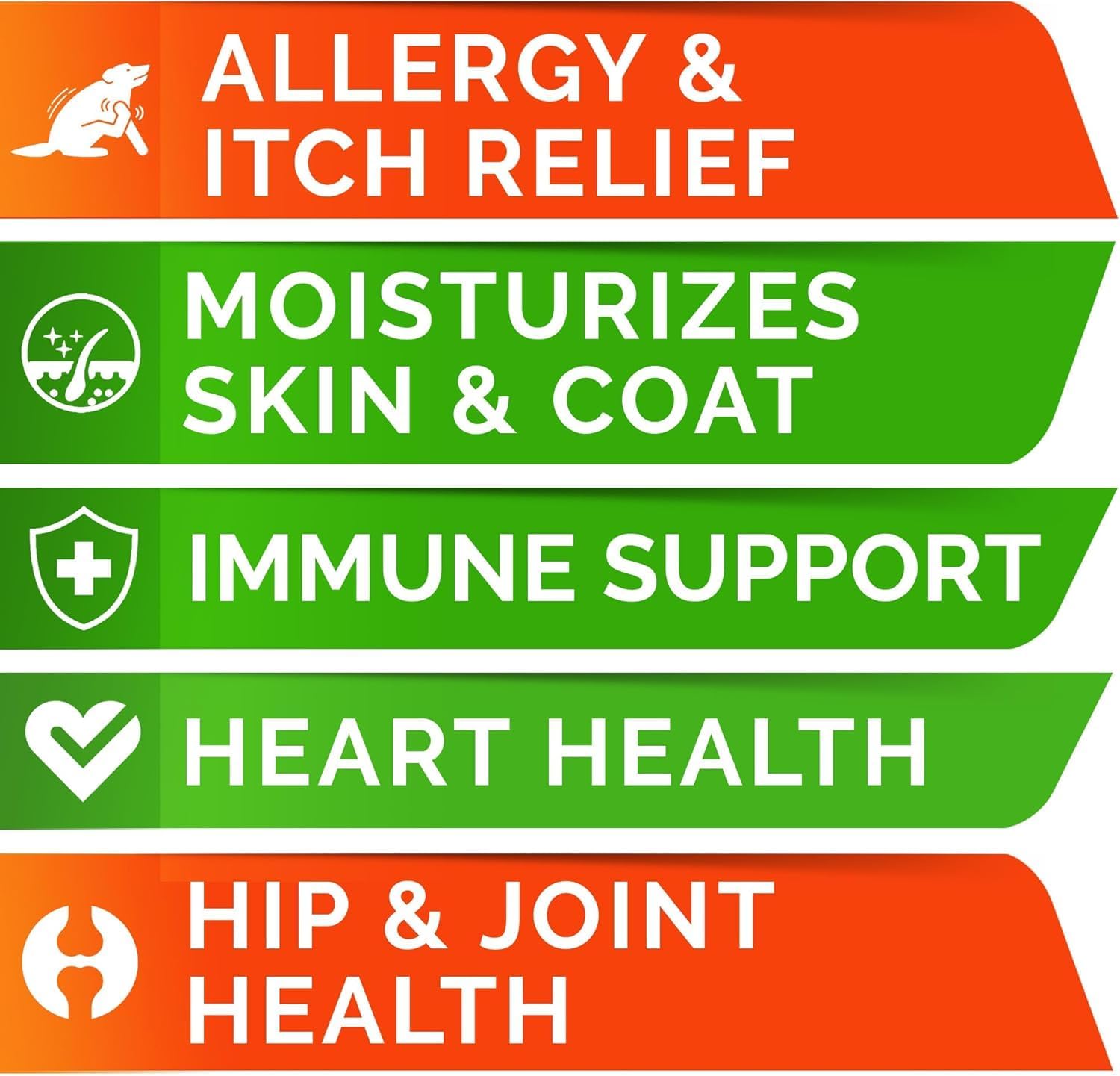 180 Ct StrellaLab Omega 3 Fish Oil Treats for Dogs - Allergy Relief Skin & Coat Supplement - Anti-Shedding & Hot Spots Treatment - Smoked Salmon Flavor