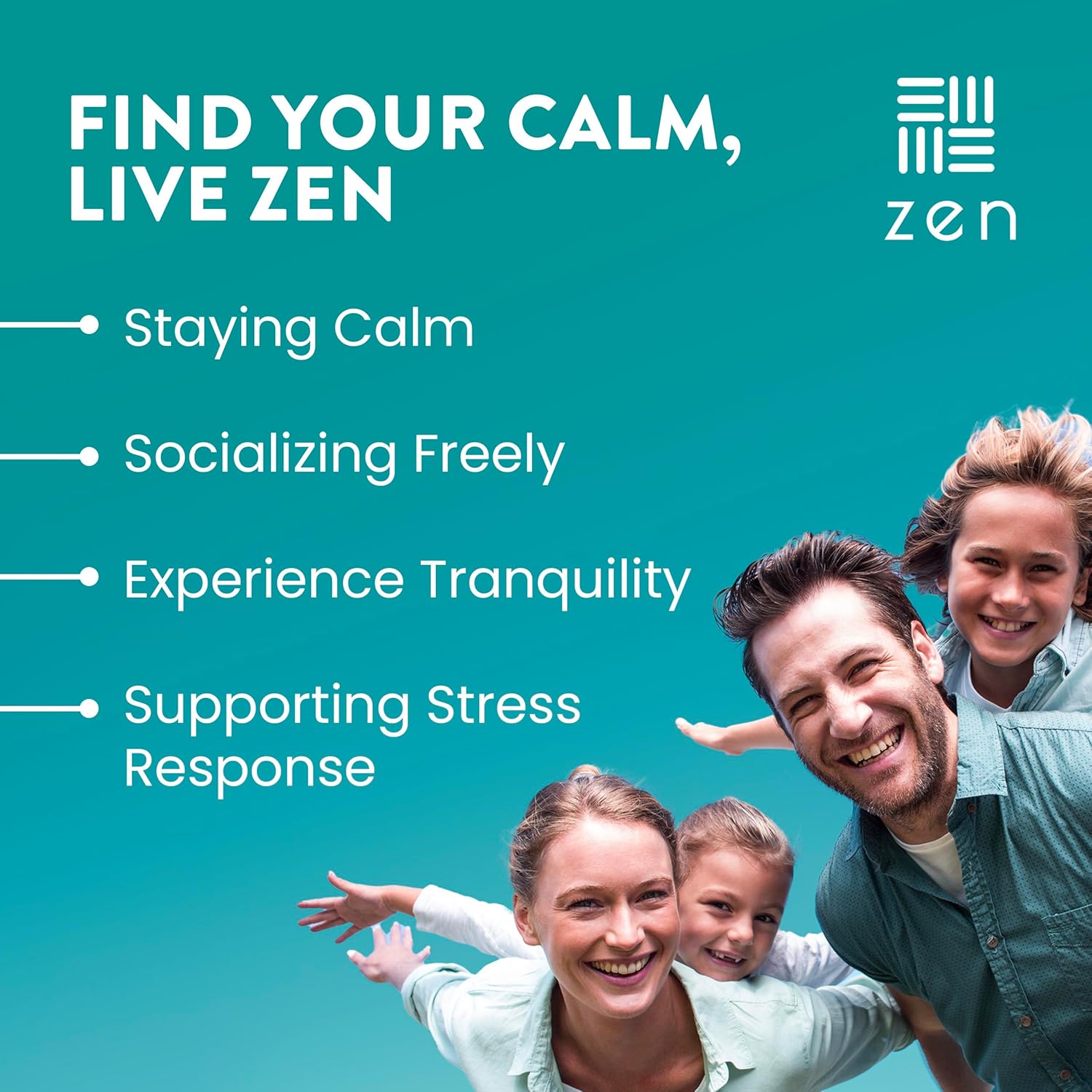 180 ct WellPath Zen Stress Relief Supplement | Mood Support & Energy Aid | Ashwagandha, Rhodiola, L-Theanine, Lemon Balm Capsules