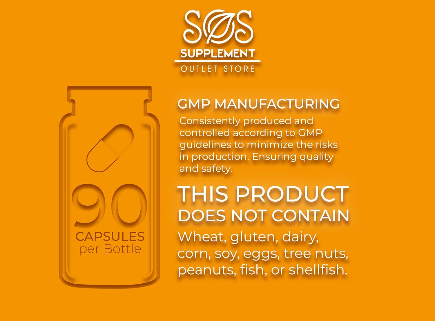180 mg x 90 Capsules Caffeine Pills for Enhanced Energy and Focus - All Natural Supplement Store