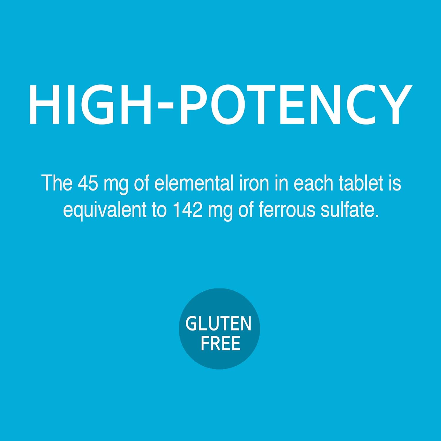 180 Slow Release Iron Tablets for 60-Day Supply, 21st Century Formula (Pack of 3)