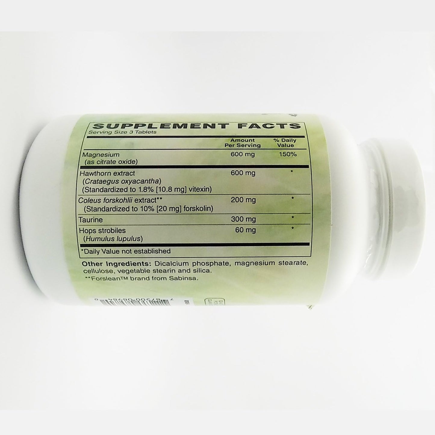 180 Tablets Holly Hill Health Foods Mineral and Herbal Blood Pressure Support Supplement