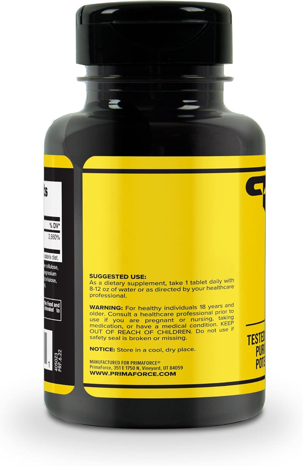 180 Tablets of PrimaForce Chromium Picolinate 1000mcg for Weight Management and Metabolism Support