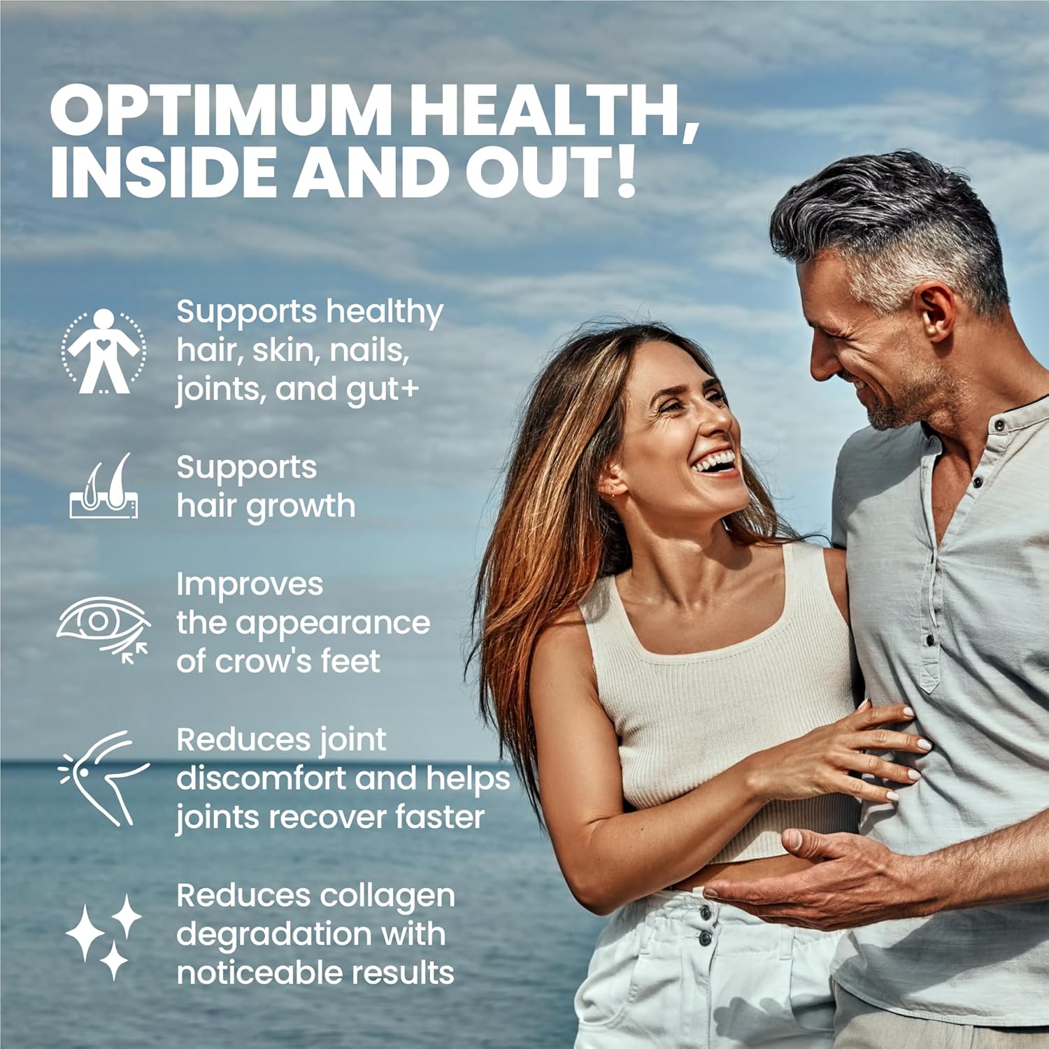 1800mg Whole Nature Multi Collagen Protein Peptides Capsules - Types I, II, III, V, X - Joint Support, Hair, Skin, Nails, Beauty Vitamins - 100% Natural Non-GMO - 90ct
