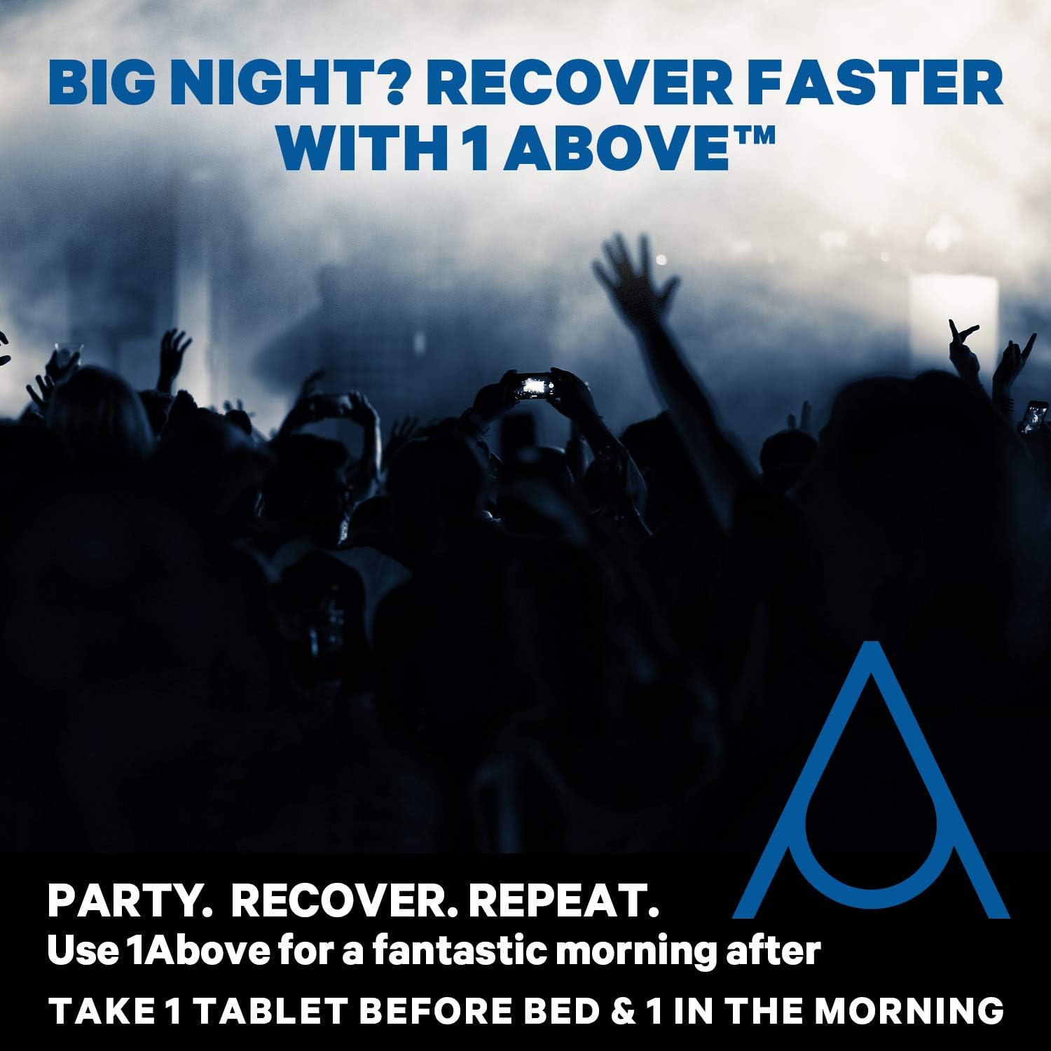 1ABOVE Anti Jet Lag Tablets - Citrus and Berry Flavors, 40 Count