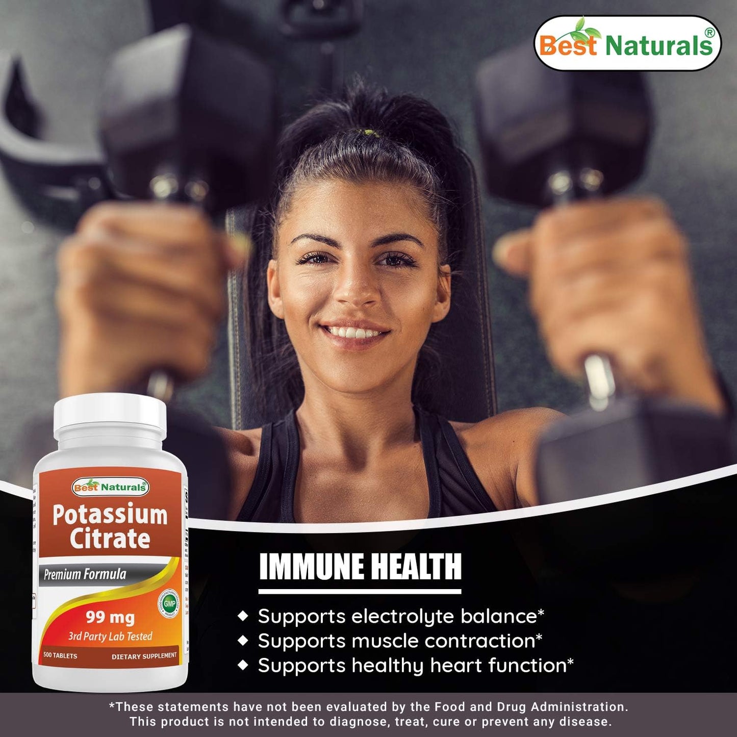 1lb Magnesium Citrate Powder with 99mg Potassium Citrate - Top Natural Supplements