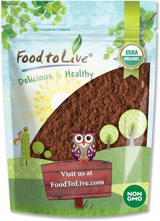1lb Organic Chaga Mushroom Powder - Vegan Superfood for Immunity - Rich in Antioxidants - Non-GMO - 100% Pure - Kosher