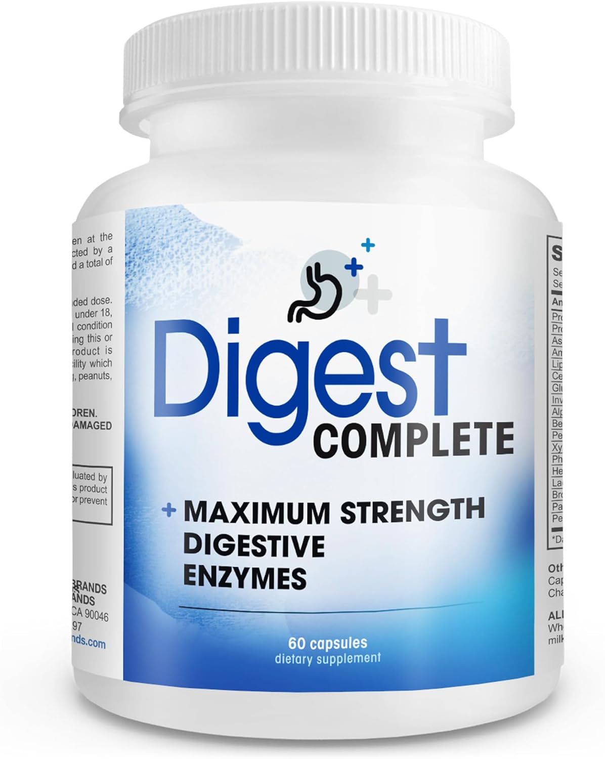 2-in-1 Probiotic Digestive Enzymes - Instant Brands Digest Complete, 60 Capsules