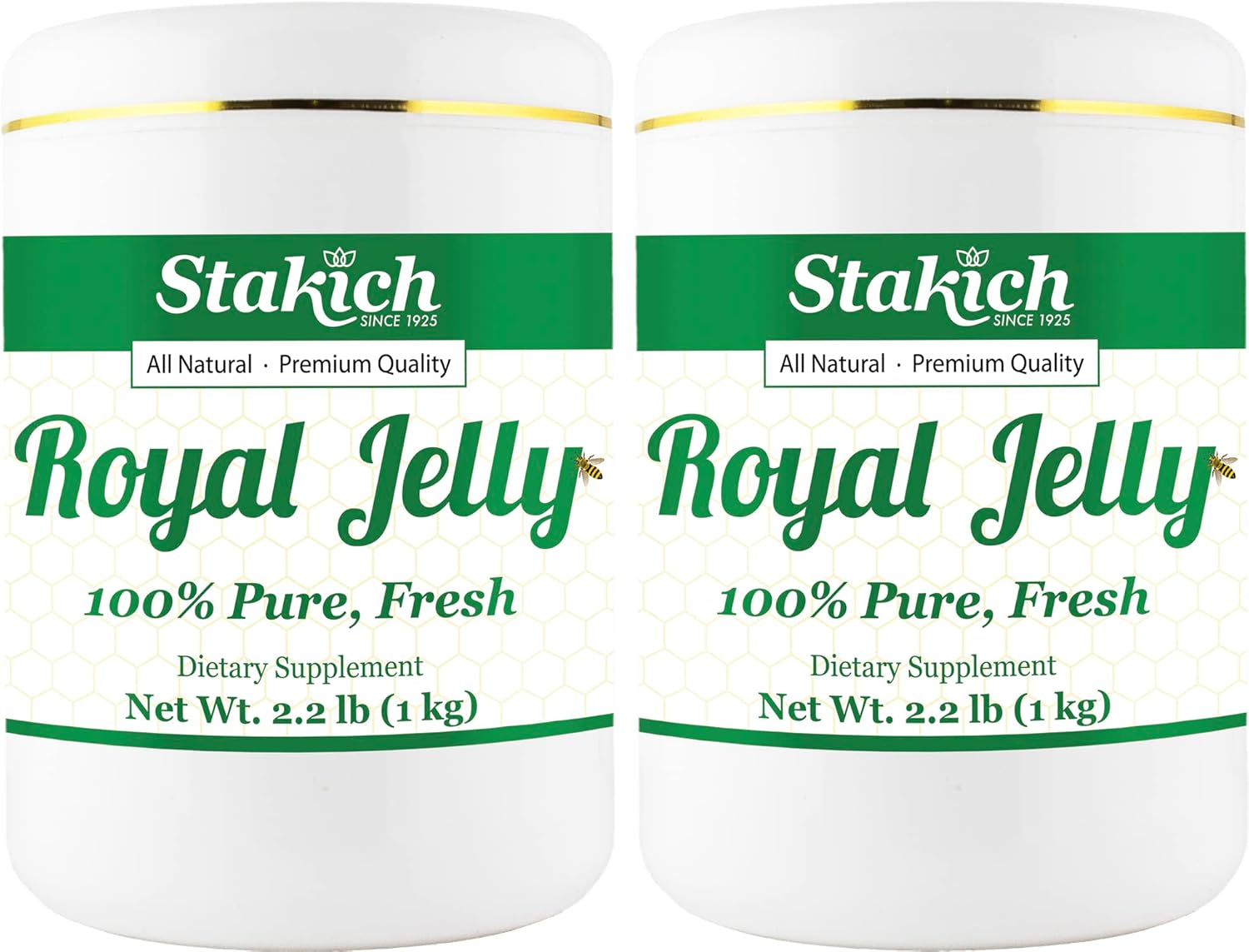 2 kg Stakich Fresh Royal Jelly - Pure and Natural Bee Product