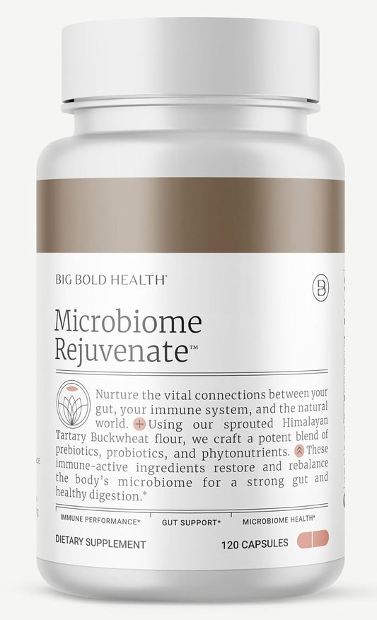 2 Month Supply of Microbiome Rejuvenate™ with Sprouted Himalayan Tartary Buckwheat for Gut Health & Immune Resilience