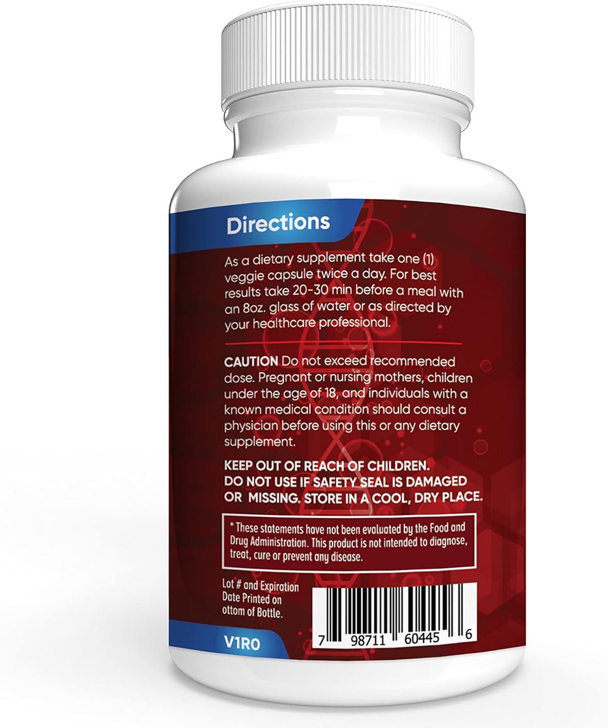 2 Pack Braxton Labs Blood Sugar Ultra Capsules - 120 Count (60x2) ABSVO Supplement