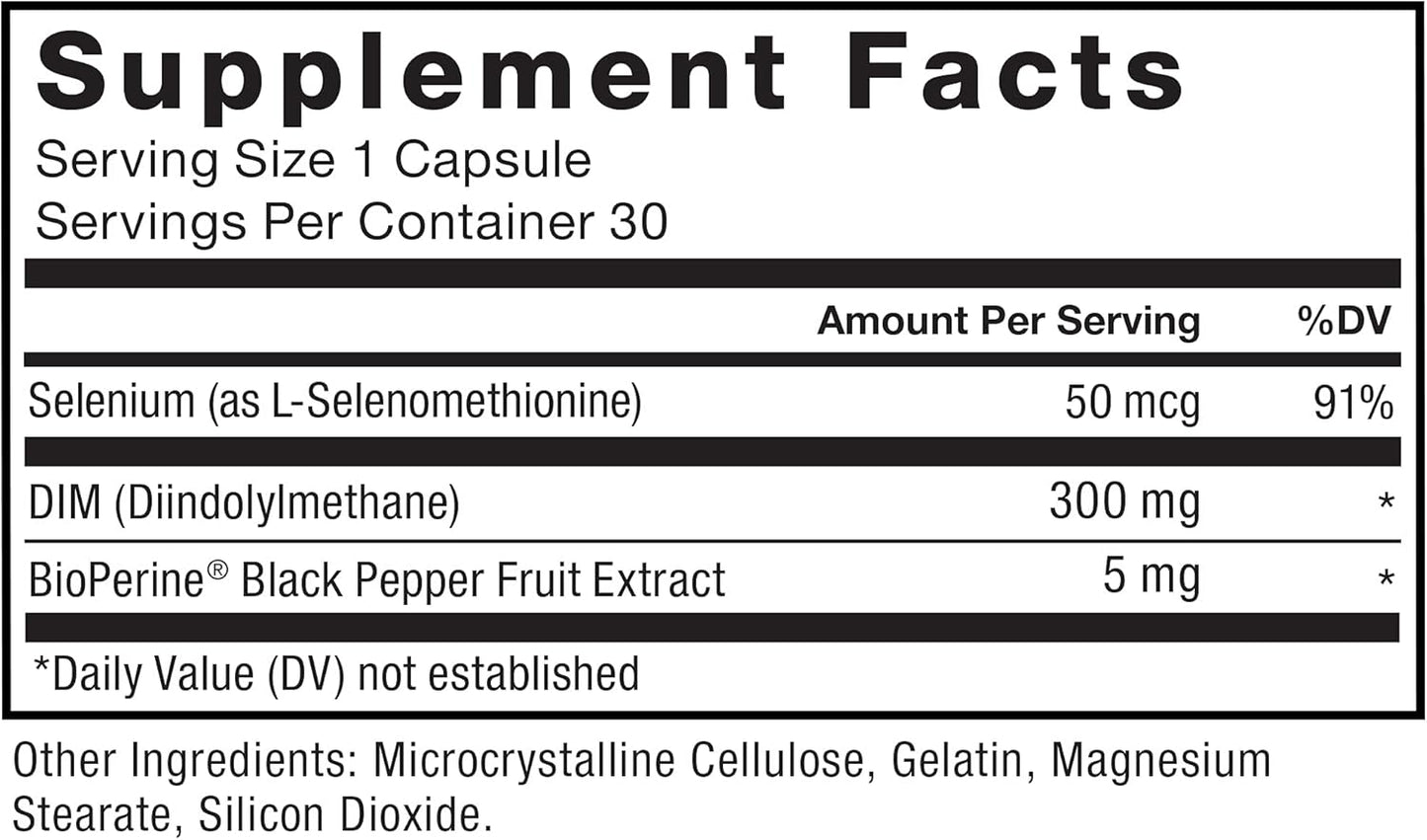 2-Pack Force Factor DIM Pills for Men, Diindolylmethane Supplement to Lower Estrogen Levels, 300mg, Fast-Acting with Superior Absorption, Natural Ingredients, 60 Capsules
