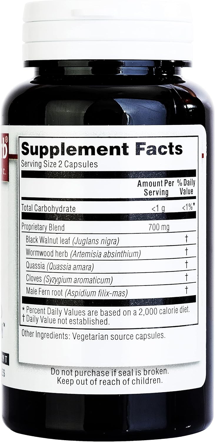 2 Pack Kroeger Herb Wormwood Combination 100 V-Cap Supplements