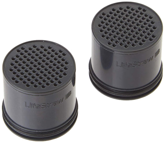 2-Pack LifeStraw Carbon Capsule Replacement Filters for Go Bottle 2-Stage & Steel - Filter Water on the Go