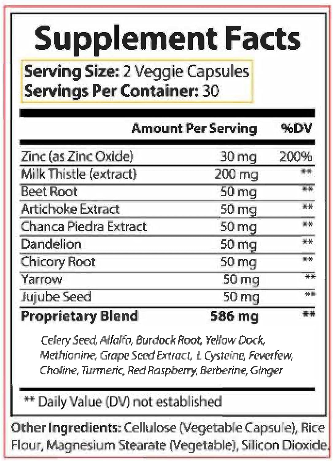2 Pack Liver Detox Cleanse & Support with 23 Powerful Herbs - Doctor Recommended Premium Formula with Milk Thistle, Beet Root, Dandelion