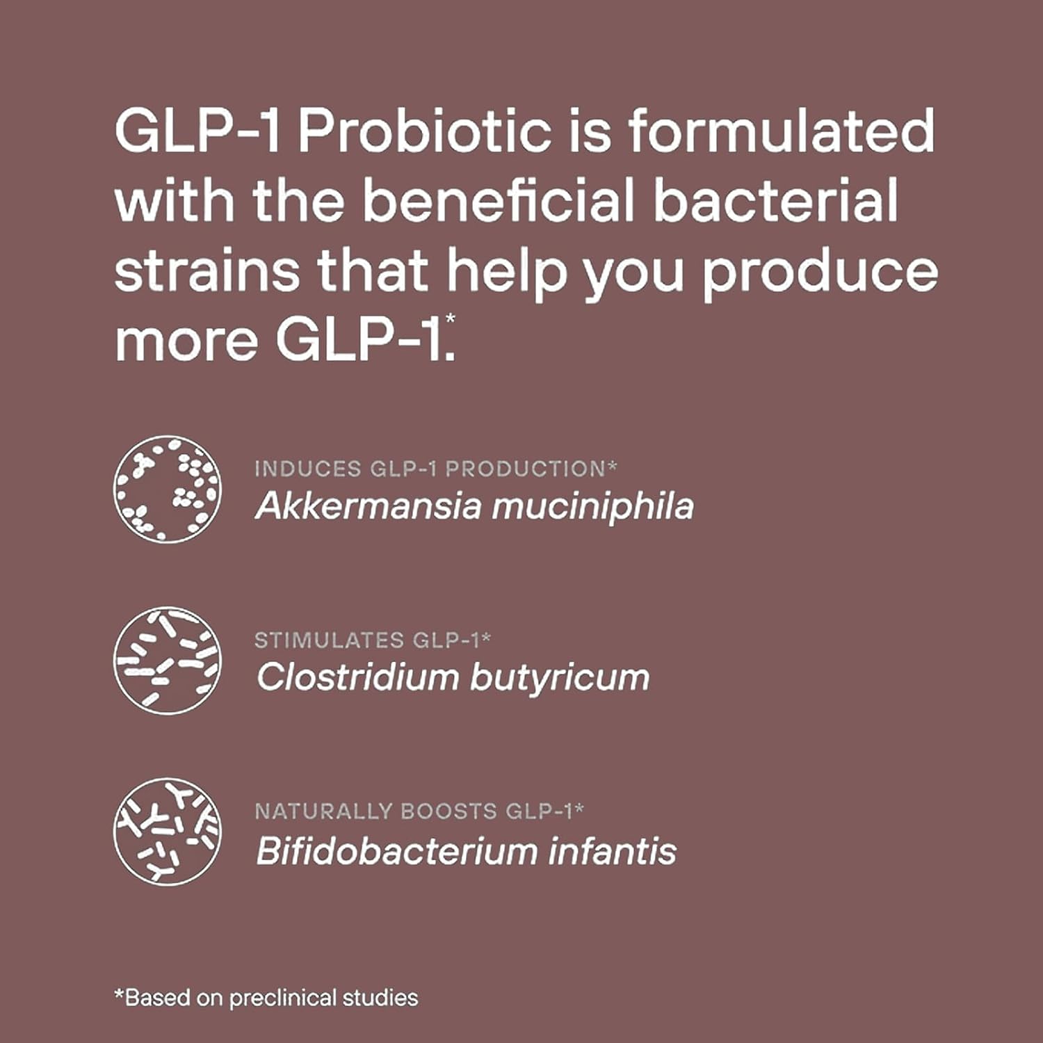 2-Pack MAPUG GLP-1 Probiotic Capsules - 500M AFU Multi-Strain Probiotic with Prebiotic, Supports GLP-1 Production, Appetite Control, Delayed Release, Third-Party Tested, Men & Women