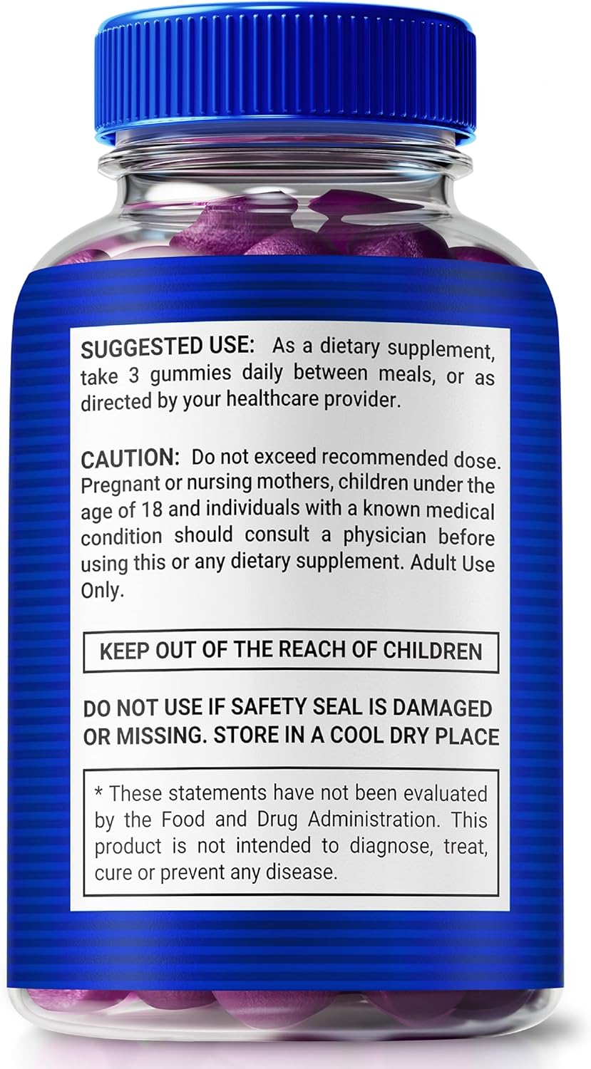 2 Pack NutraRize Blue Steel Gummies for Men - Daily Nutrition Boost for Confidence & Health - All Natural Male Supplement - Support Peak Performance - BlueSteel Reviews (120 Gummies)