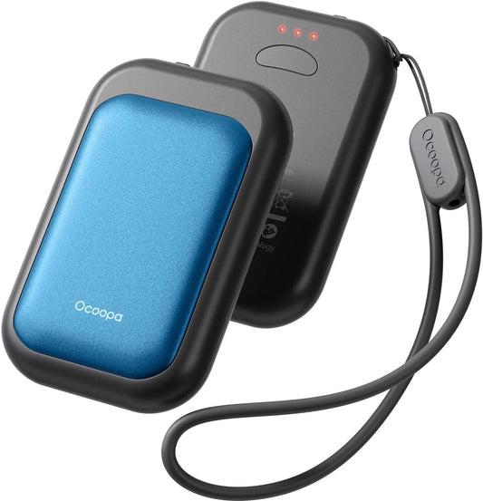 2 Pack OCOOPA Magnetic Rechargeable Hand Warmers - Electric 5000mAh Hand Warmer with 3 Heat Settings, UL Certified - Tech Gifts for Men, Portable Pocket Heater - Purse Must Have
