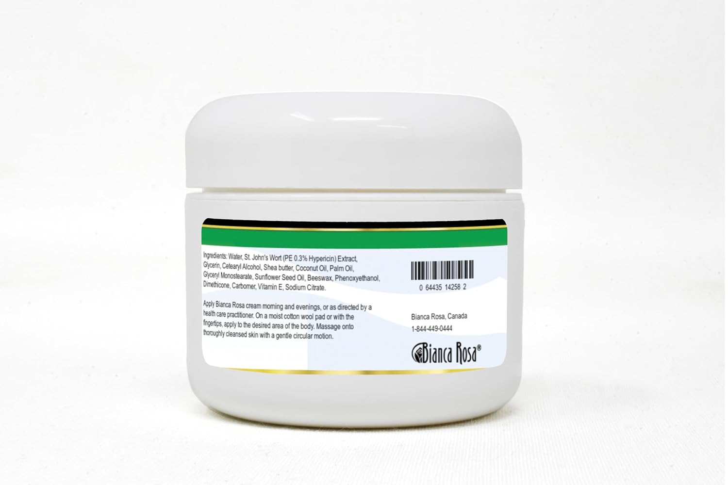 2 Pack of Bianca Rosa Extra Strength St. John's Wort Extract Cream (2 oz) with 0.3% Hypericin - ZIN 514258