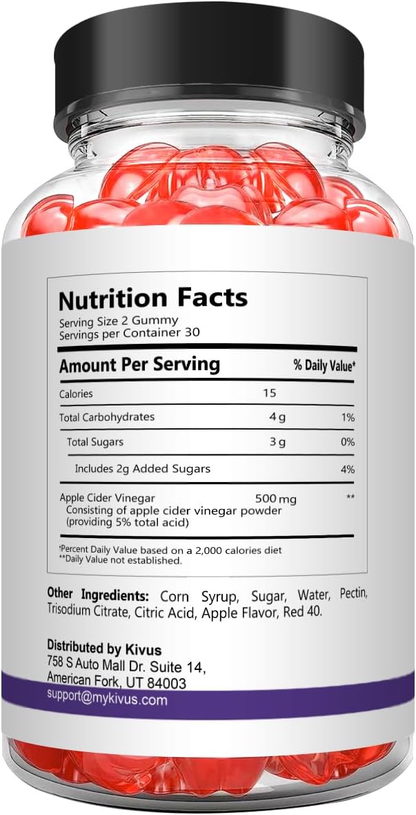 2 Pack of kivus Premier Keto + ACV Gummies - 120 Gummies in Total