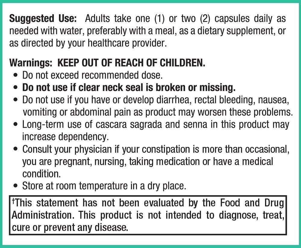 2 Pack Peak Pure & Natural Colon Support Supplement for Digestive Health - Cleanse and Detox with Inulin, Senna Leaf, Fiber, Prebiotics, and Probiotics - Gut Health Support Formula