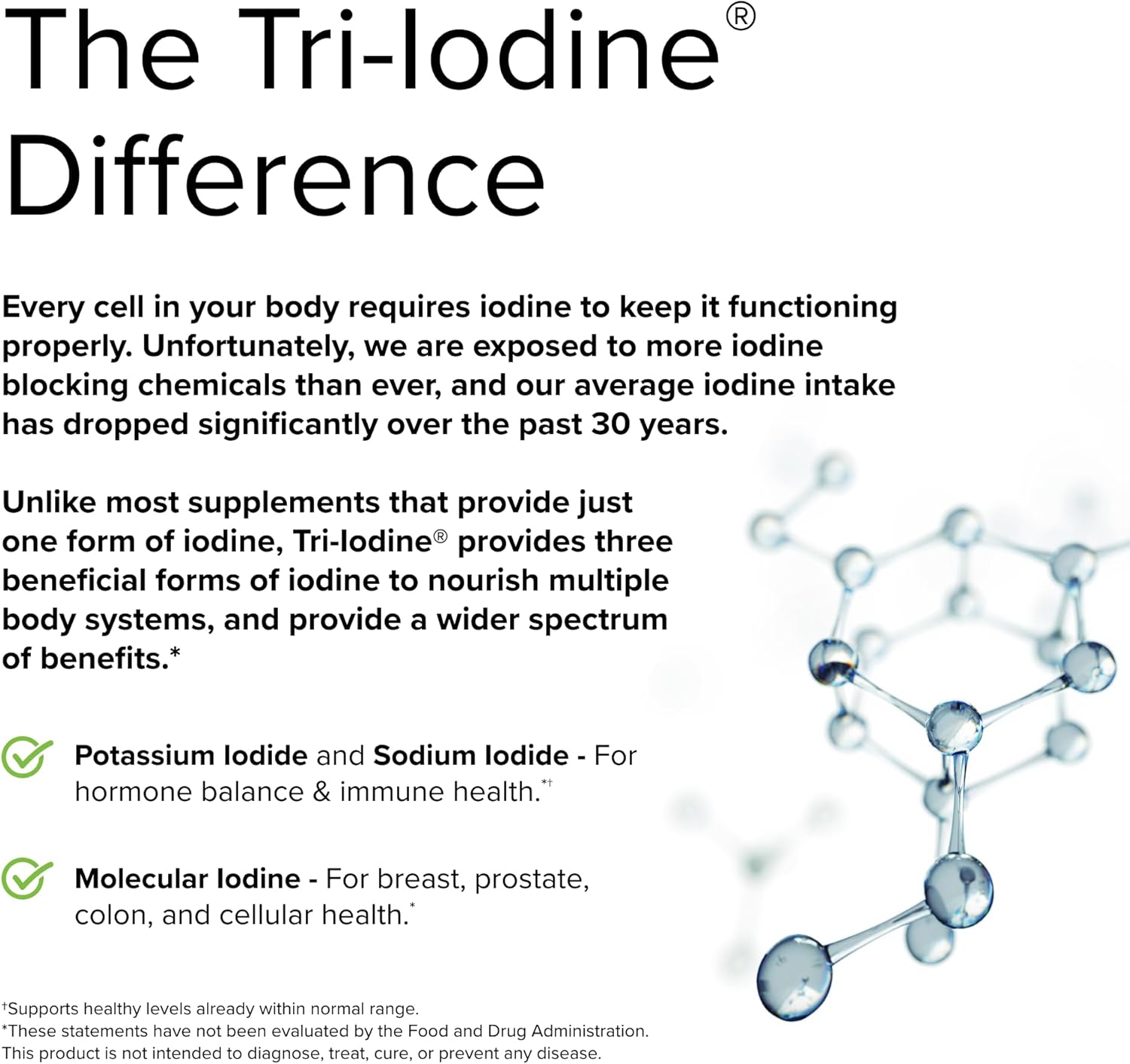 2 Pack Terry Naturally Tri-Iodine 3 mg Capsules - 90 Capsules Each - Promotes Cellular Defense & Hormone Balance - Non-GMO, Vegan, Kosher, Gluten Free - 180 Servings