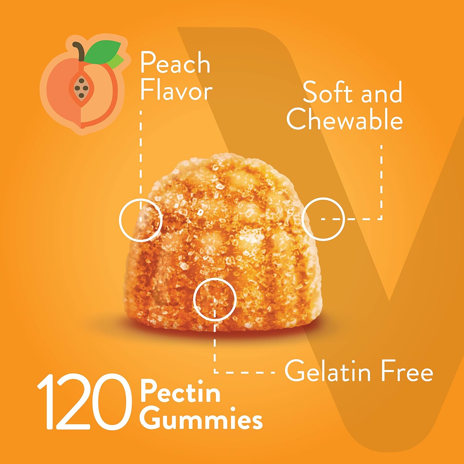 2 Pack Viteey Turmeric Curcumin Gummies with Ginger & Black Pepper - 2000mg Herbal Supplement for Immune Support, Skin & Joint Health - Vegan Pectin Base - Chewable Peach Flavor for Teens & Adults