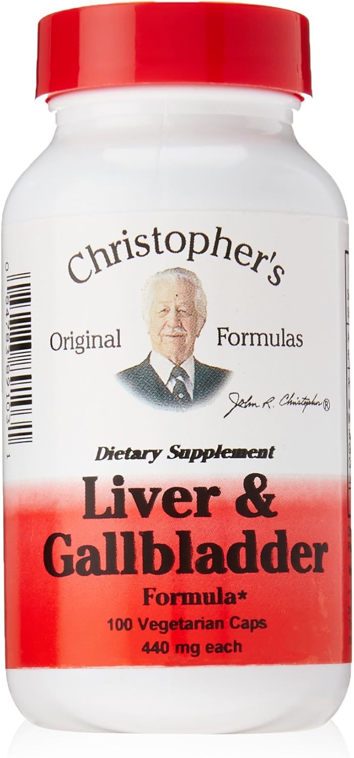 2 Packs of Dr. Christopher's Original Formulas Liver & Gall Bladder Formula Capsules - 100 Count