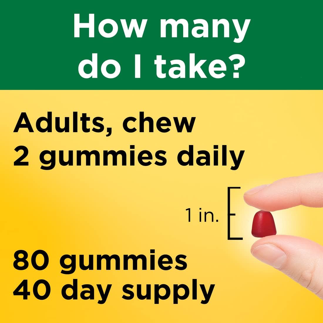 2 Packs of Nature Made B12 Energy Gummies, 80 Count Each - Various Flavors