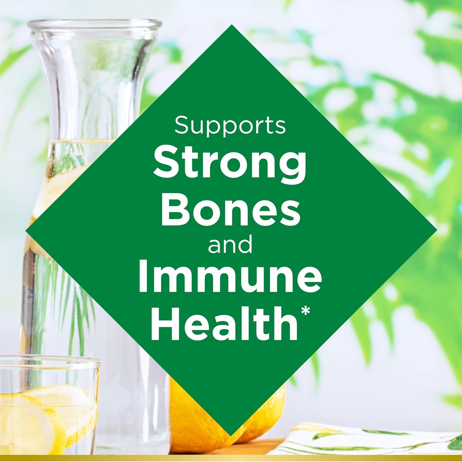 2 Packs of Nature's Bounty Vitamin D3 5000IU Rapid Release Softgels for Immune and Bone Support - 300 Ct Total