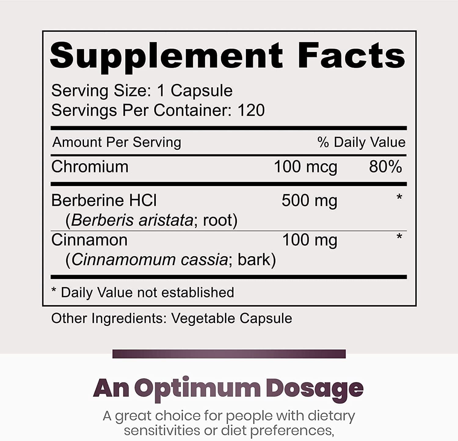 2 Packs of Simply Natures Premium Berberine HCl 500mg Capsules for Cardiovascular, Gastrointestinal, and Immune Support