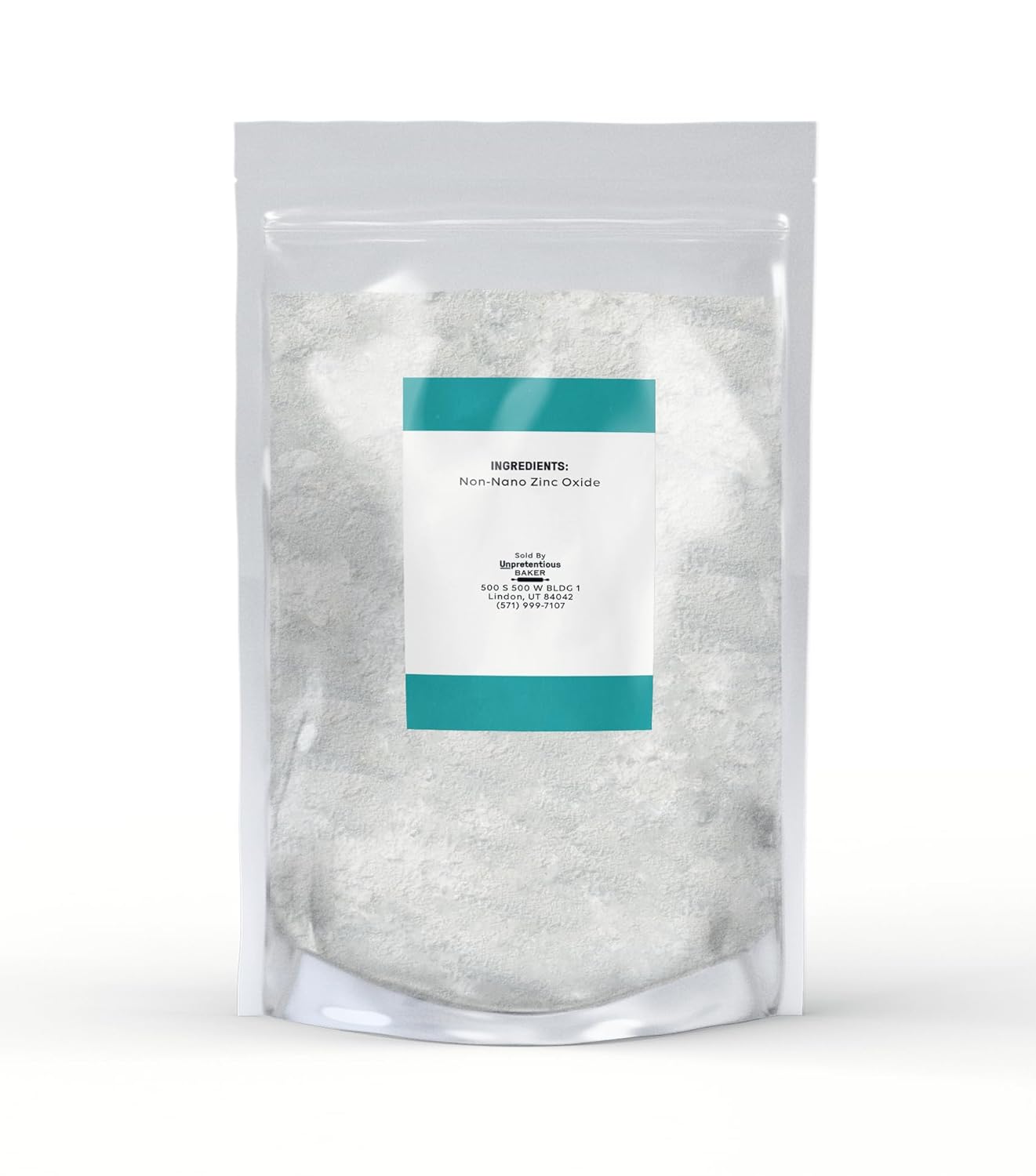 2 Pound Bag of Pure Uncoated Non-Nano Zinc Oxide for Convenient Storage