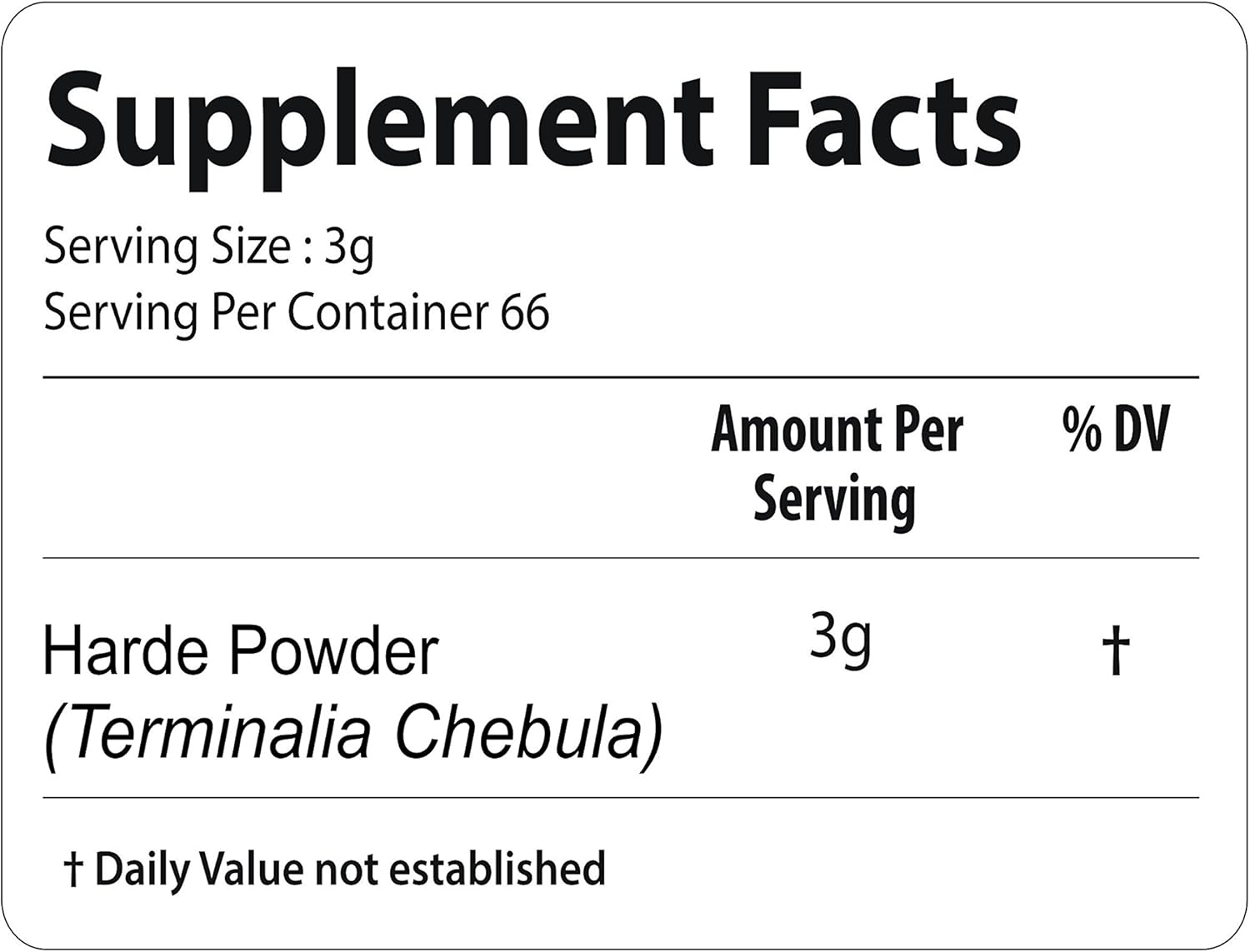 200g Bixa BOTANICAL Haritaki Powder | Terminalia Chebula Supplement | Natural Bowel Cleanse | Ayurvedic Herbal, Gluten-Free, Non-GMO, Vegan