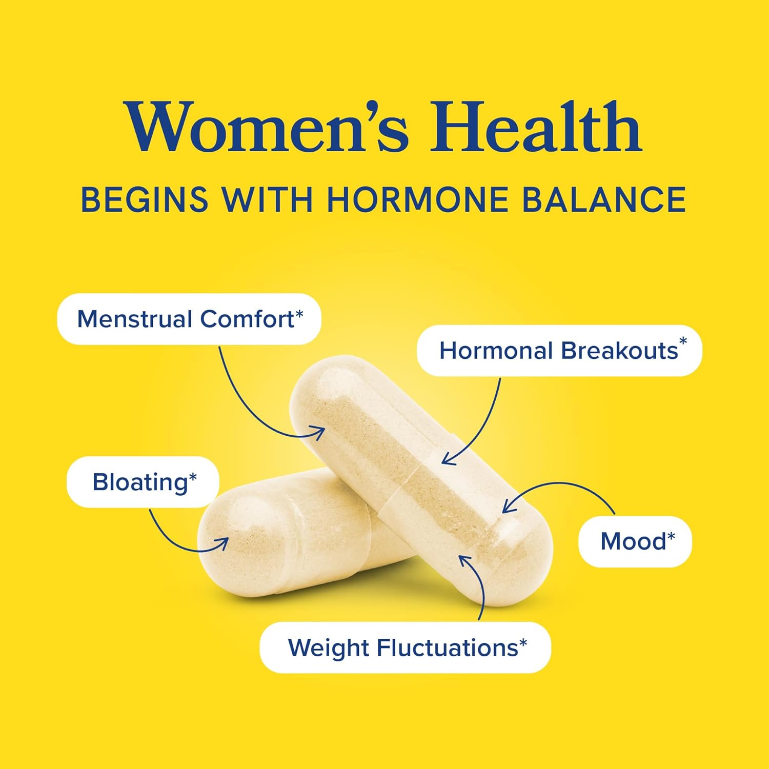 200mg DIM Supplement for Hormonal Balance & Acne | Menopause Support | Vegan & Soy Free | 60 Ct.