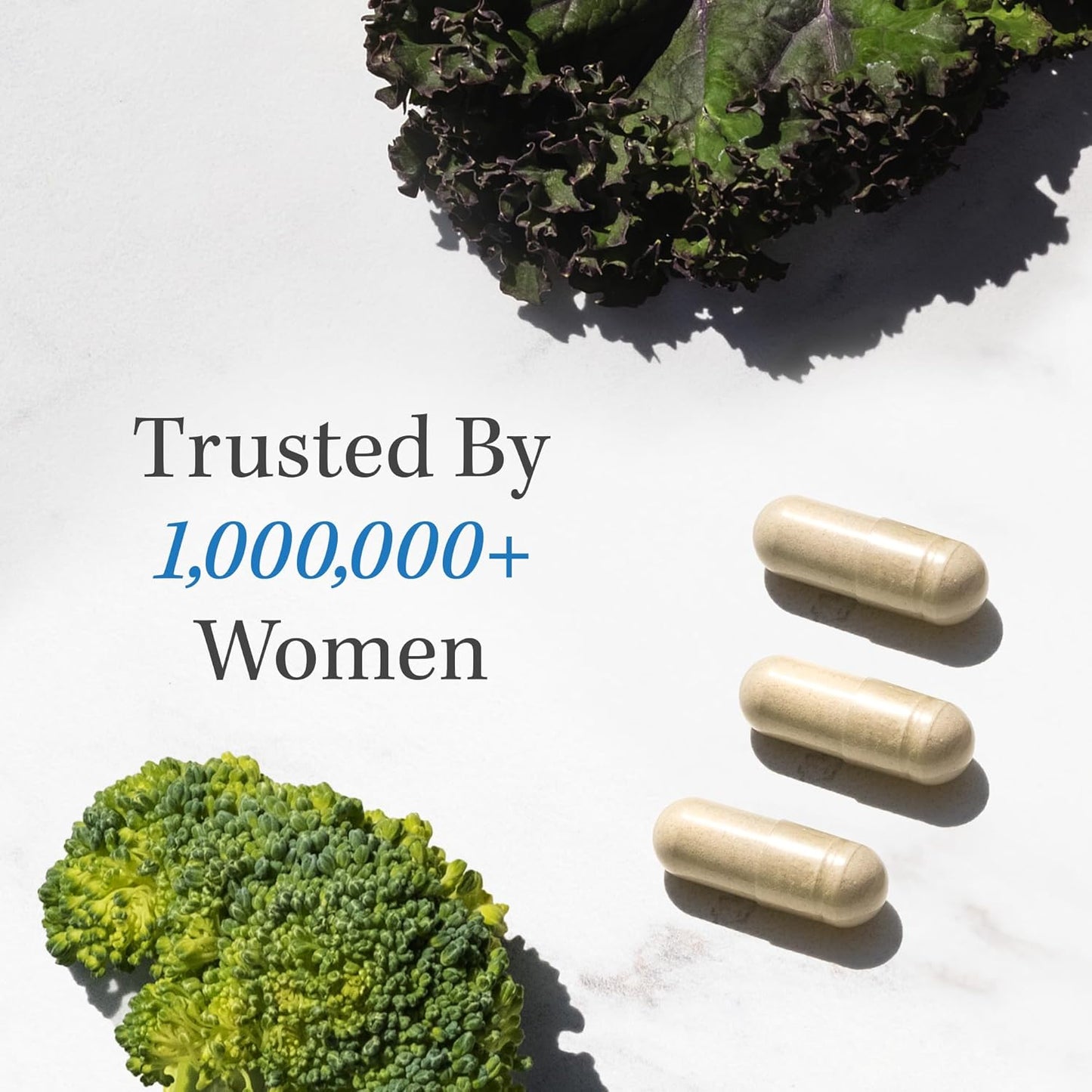 200mg DIM Supplement for Hormonal Balance & Acne | Menopause Support | Vegan & Soy Free | 60 Ct.