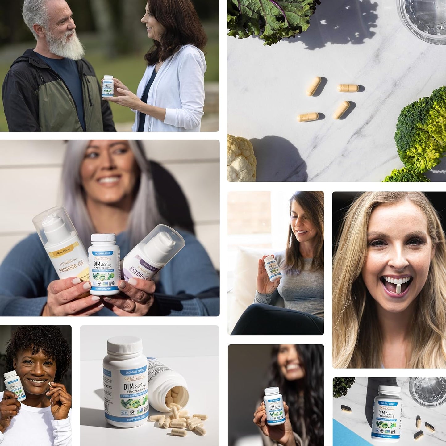 200mg DIM Supplement for Hormonal Balance & Acne | Menopause Support | Vegan & Soy Free | 60 Ct.