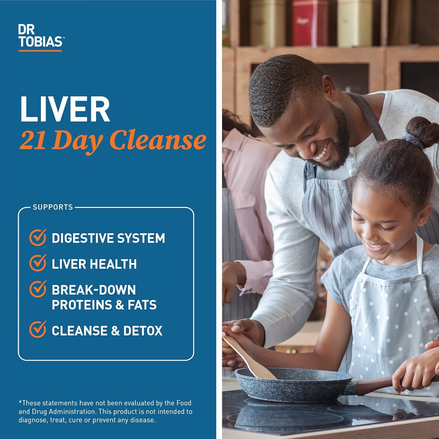 21 Day Herbal Liver Detox Cleanse with Solarplast, Artichoke, Milk Thistle & Dandelion Extract - 63 Capsules