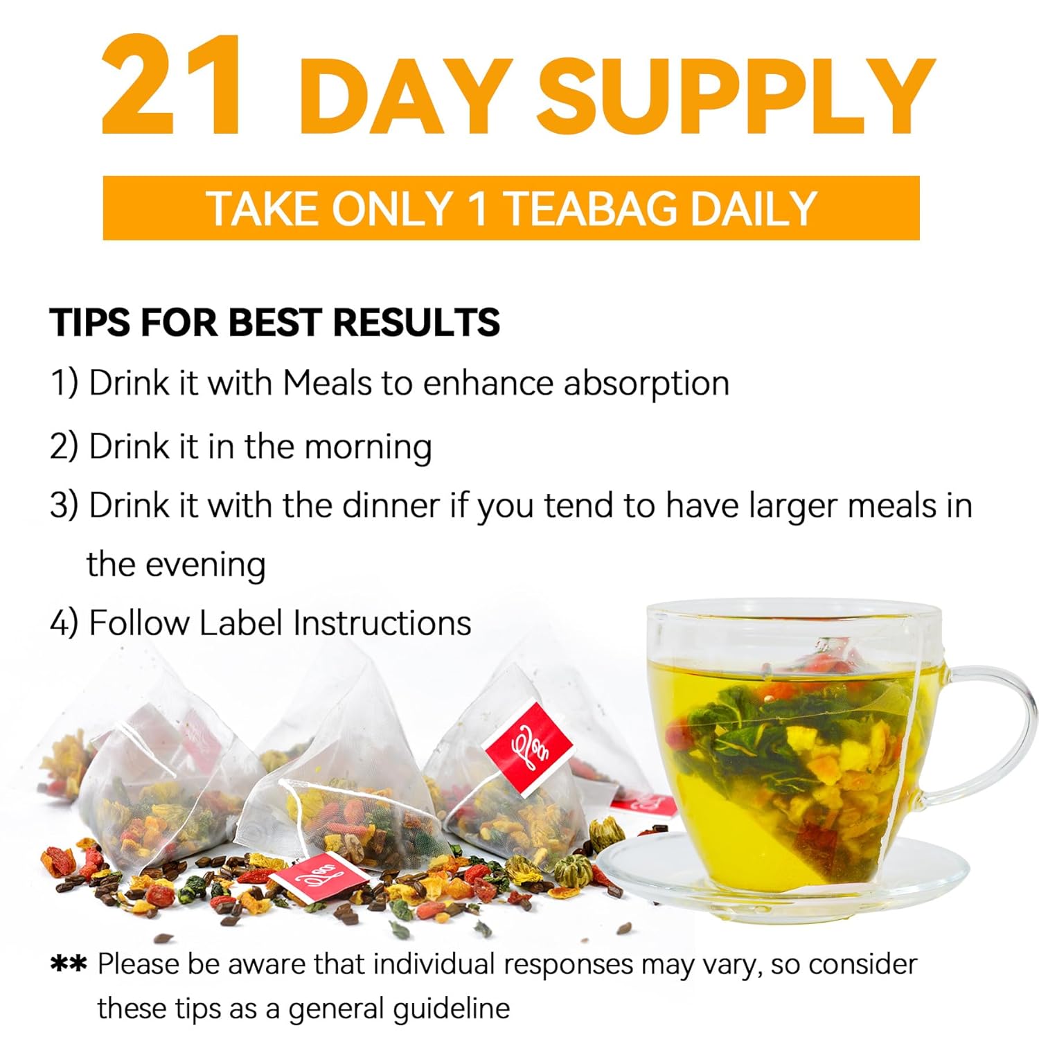 21 Day Milk Thistle Liver Detox Tea for Liver Cleanse with High Milk Thistle Seed and Licorice Root Content