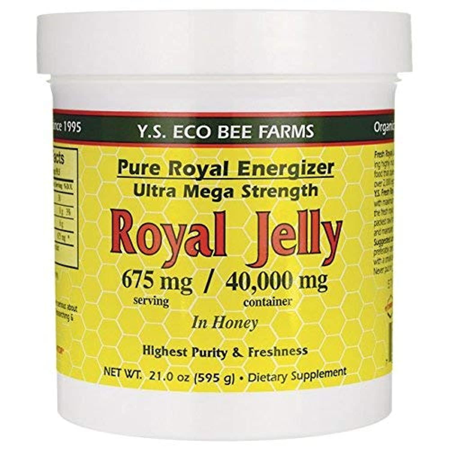 21 oz YS Royal Jelly/Honey Bee Ultra Strength Royal Jelly Infused with Honey Gel
