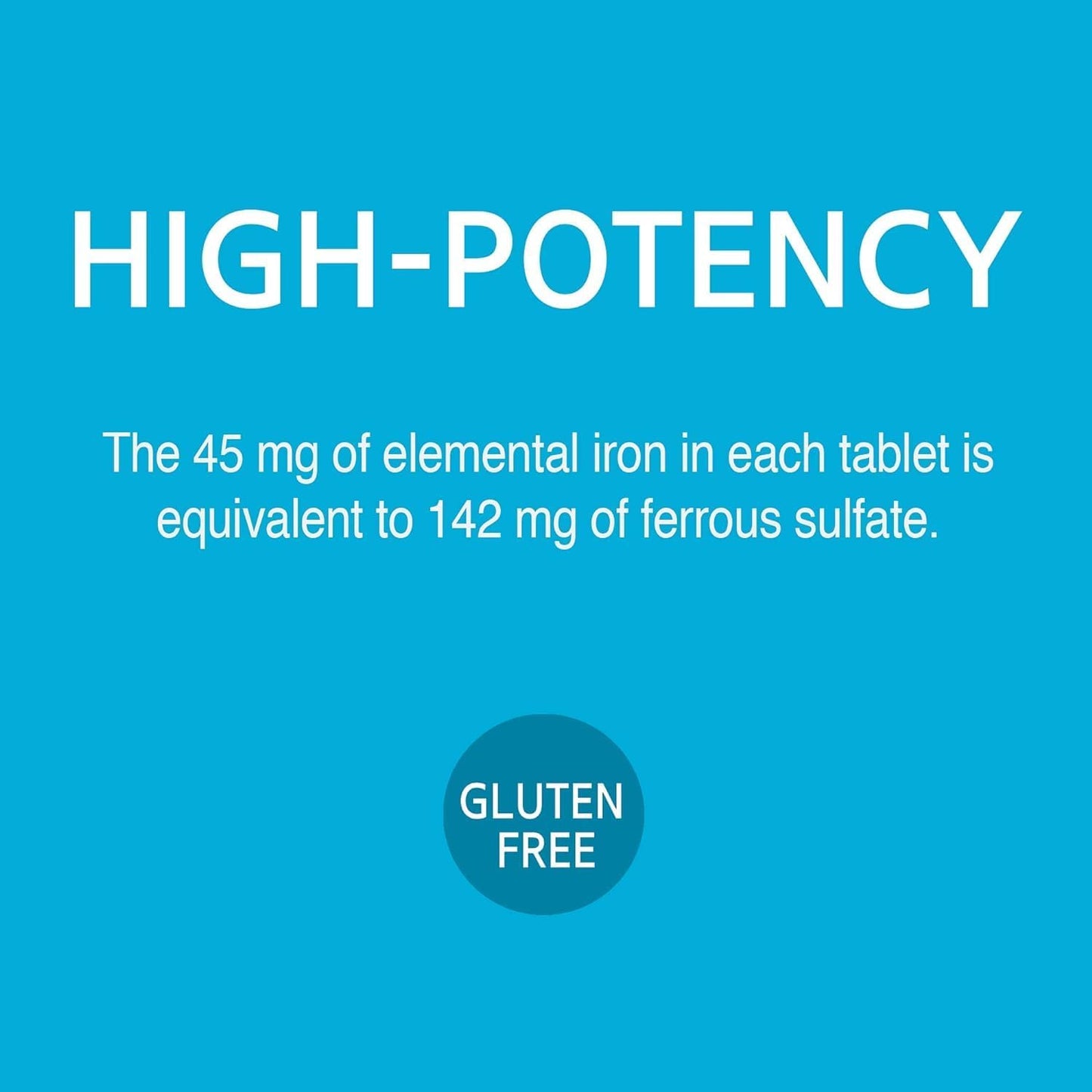 21st Century Slow Release Iron Supplement, 60 Tablets - High Potency Iron Pills for Energy & Immune Support