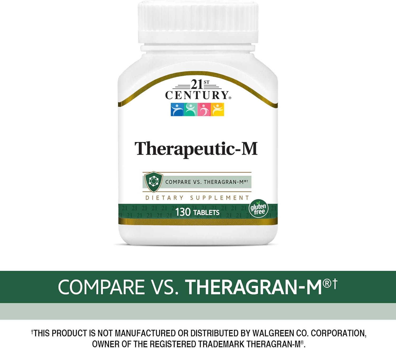 21st Century Therapeutic M Tablets - 260 Count (2 Pack) for Immune Support and Wellness