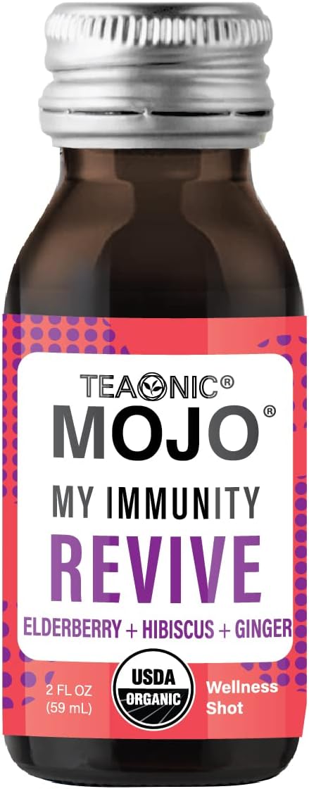 24-Pack TEAONIC Adrenal & Immune Support Wellness Shots - My Adrenal Mojo & My Immunity Mojo