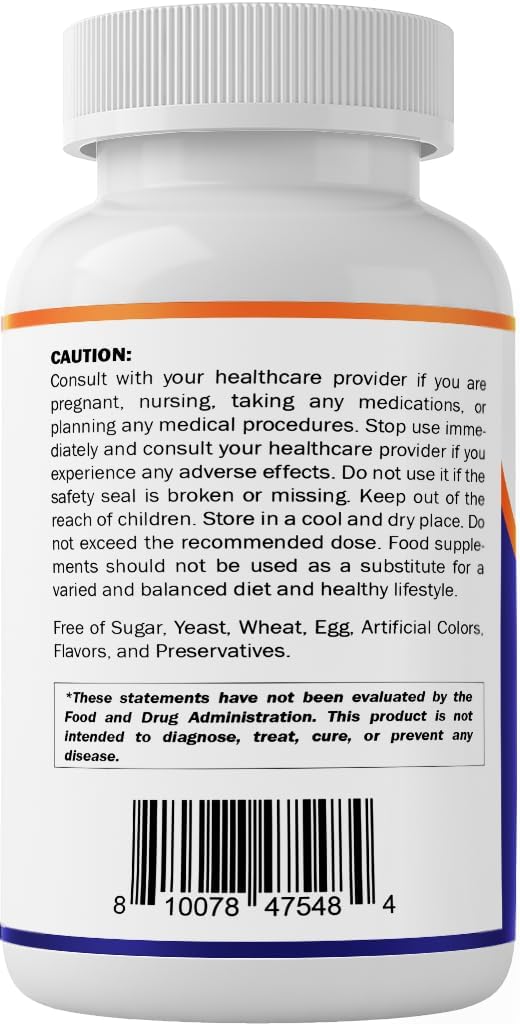 240 Veg Capsules Vitamatic Red Yeast Rice Supplement - 1200mg Per Serving - Non-GMO & Gluten Free - USA Made