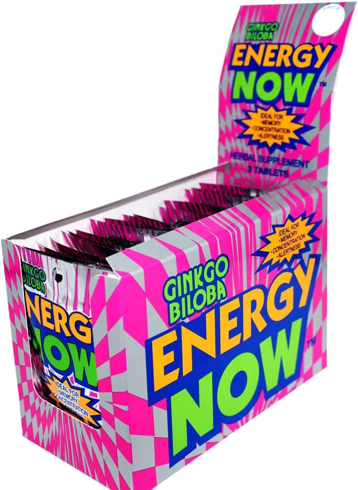 24pk Box of Ginkgo Biloba Energy Boosting Supplements