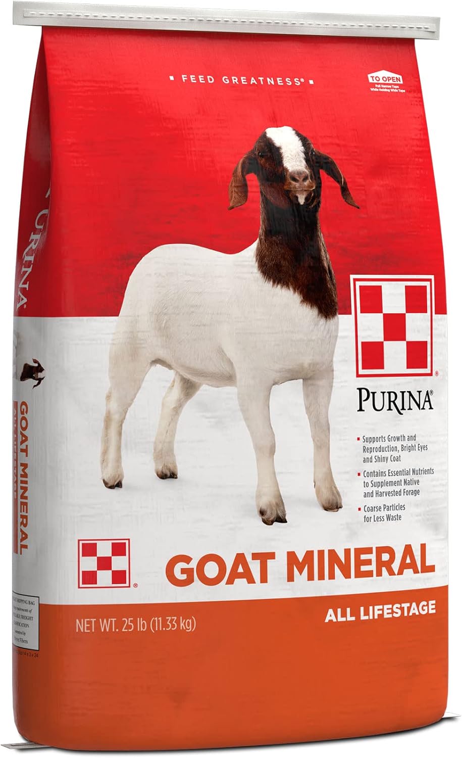 25 lb Bag of Purina Goat Mineral Supplement for All Types and Lifestages