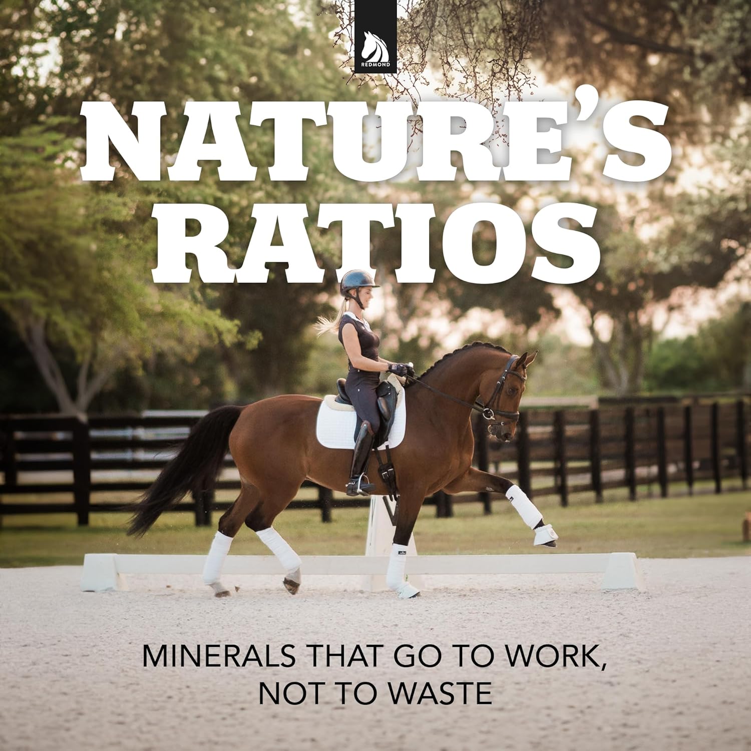 25 LB Bag of REDMOND Rock Crushed Loose Mineral Salt for Horse Electrolyte Supplement
