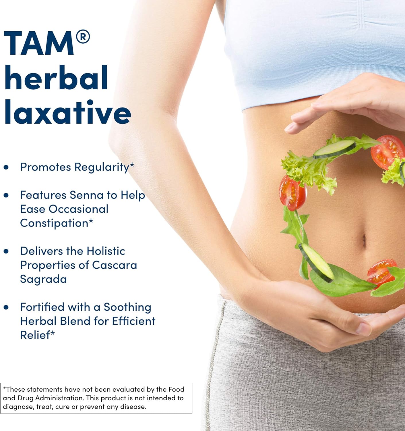 250 Count American Health Tam Herbal Laxative Dietary Fiber Supplements