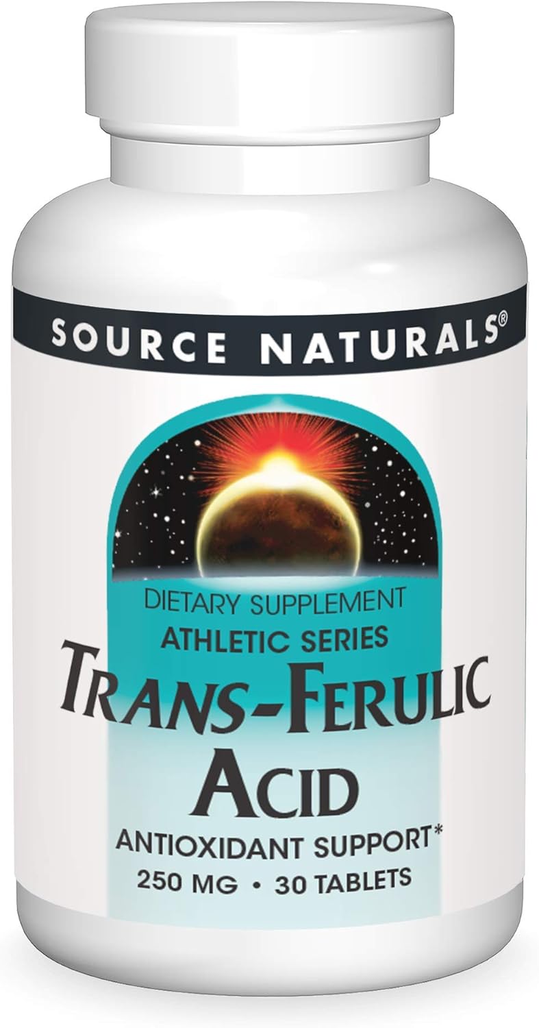 250mg Trans-Ferulic Acid Tablets by Source Naturals - 30 Count