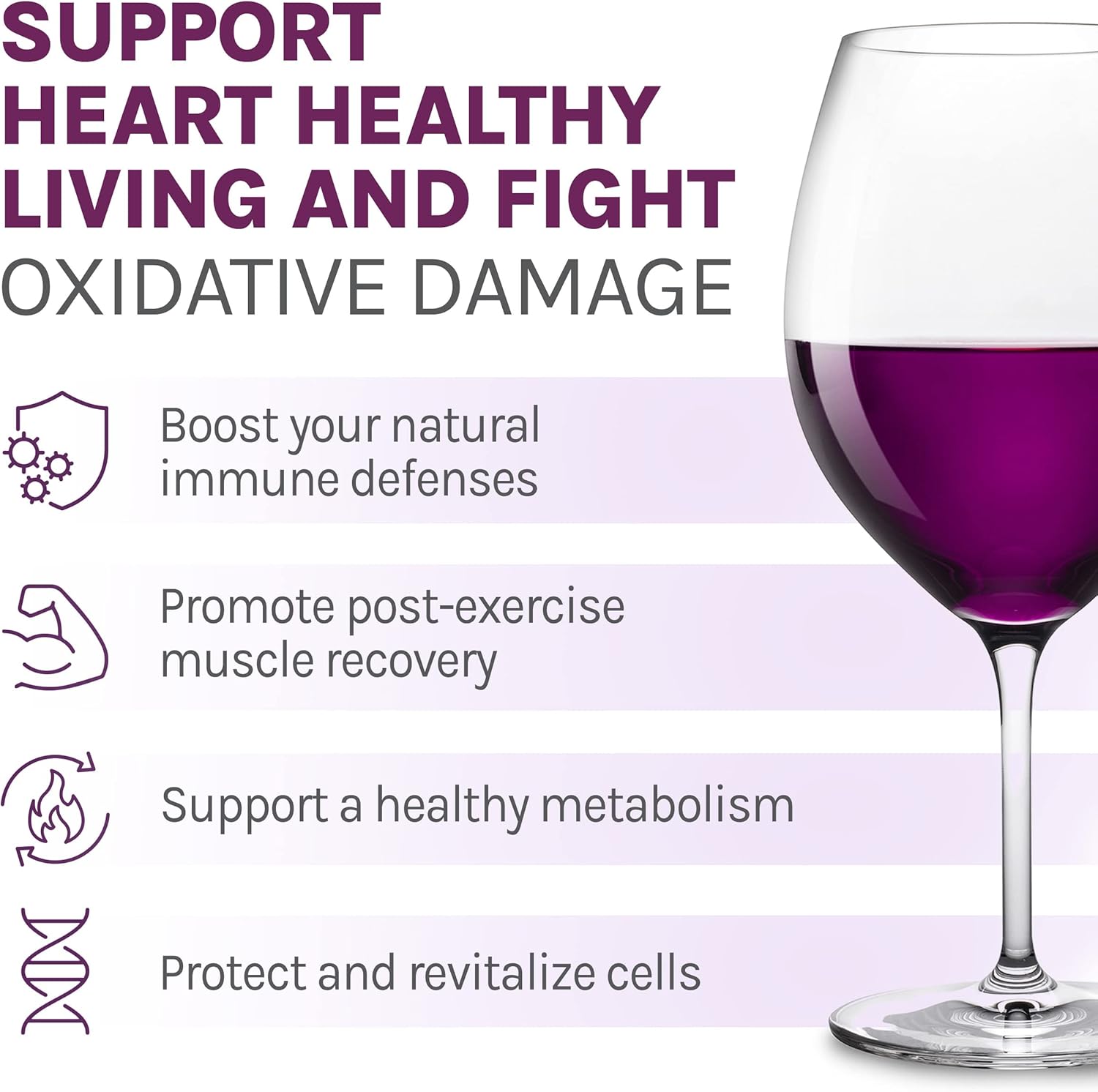 250mg Vegan Resveratrol Supplement for Heart and Cellular Health - Antioxidant for Healthy Aging and Immune Support - 120 Capsules
