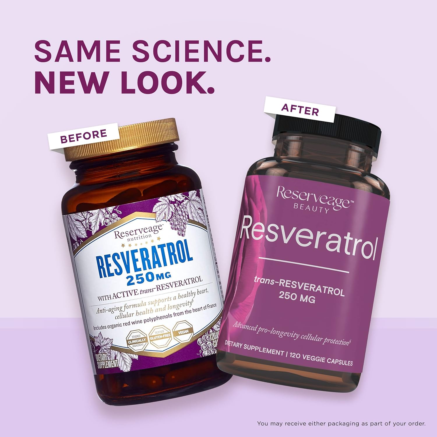 250mg Vegan Resveratrol Supplement for Heart and Cellular Health - Antioxidant for Healthy Aging and Immune Support - 120 Capsules